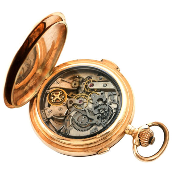 Swiss minute repetition and chronograph Circa 1900 Swiss minute repetition and chronograph Circa 1900