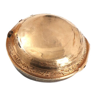 An 18th century gold pair cased verge fusee pocket watch