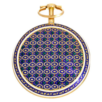 Verge pocket watch with corresponding chatelaine Circa 1785