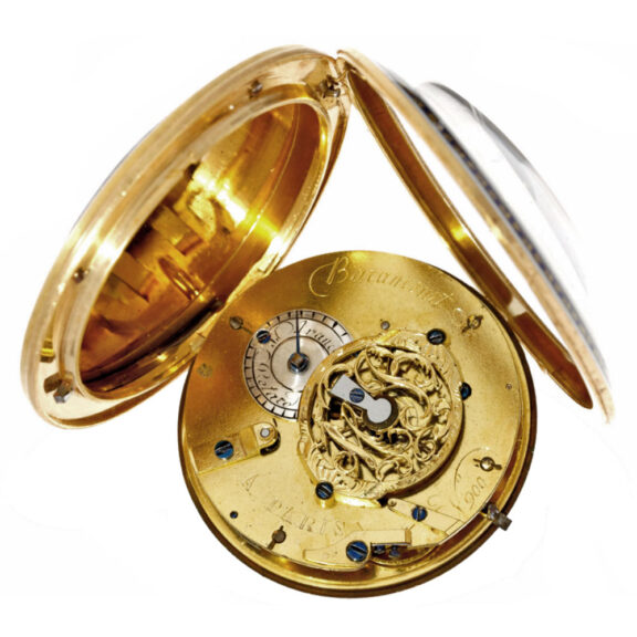 Verge pocket watch with corresponding chatelaine Circa 1785 Verge pocket watch with corresponding chatelaine Circa 1785