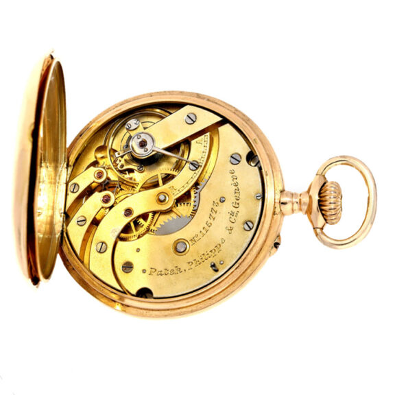 Fine Swiss 18k gold open faced lever pocket watch Circa 1901 Fine Swiss 18k gold open faced lever pocket watch Circa 1901