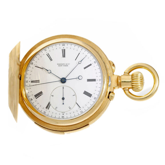 Swiss gold five minute repeating chronograph Circa 1870 Swiss gold five minute repeating chronograph Circa 1870