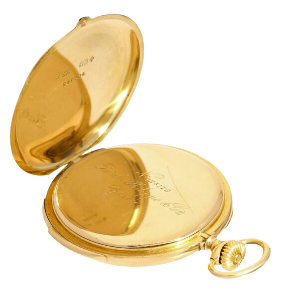 Swiss 18K gold minute repeating lever watch Circa 1905 Swiss 18K gold minute repeating lever watch Circa 1905