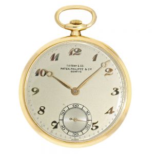 Gold Patek Philippe with Breguet hands circa 1930