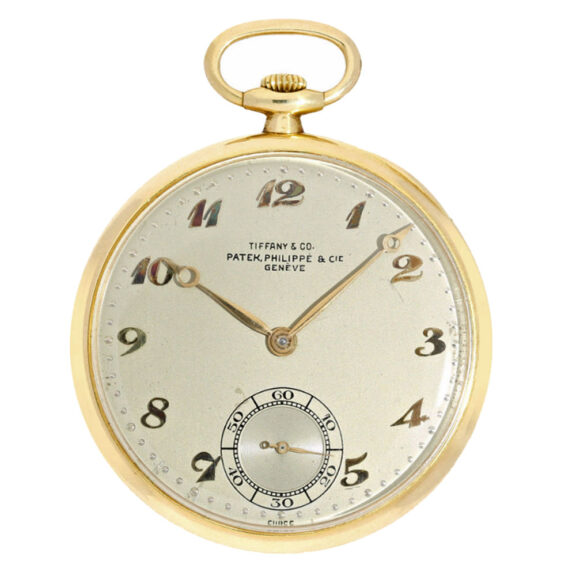Gold Patek Philippe with Breguet hands circa 1930