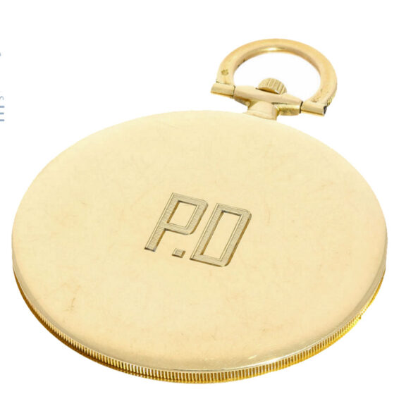 Very rare gold pocket watch by Cartier circa 1925 Very rare gold pocket watch by Cartier circa 1925