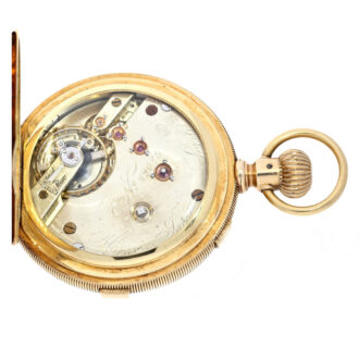 Gold split seconds chronograph Rattrapante Circa 1860