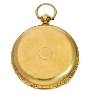 Swiss pocket watch chronometer with date Circa 1865