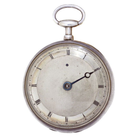 French silver open faced Montre de Souscription pocket watch, circa 1817