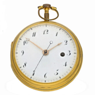 Gilt very rare interesting French Pocket watch Circa 1805