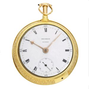 Early repoussé paircase pocket watch 1/8 hours repeater Circa 1786