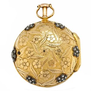 rench watch with chatelaine, repeating a toc et a tact Circa 1735
