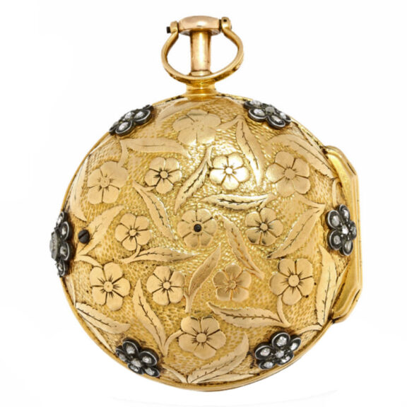 rench watch with chatelaine, repeating a toc et a tact Circa 1735