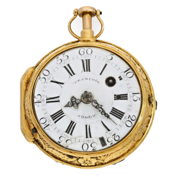 rench watch with chatelaine, repeating a toc et a tact Circa 1735 rench watch with chatelaine, repeating a toc et a tact Circa 1735