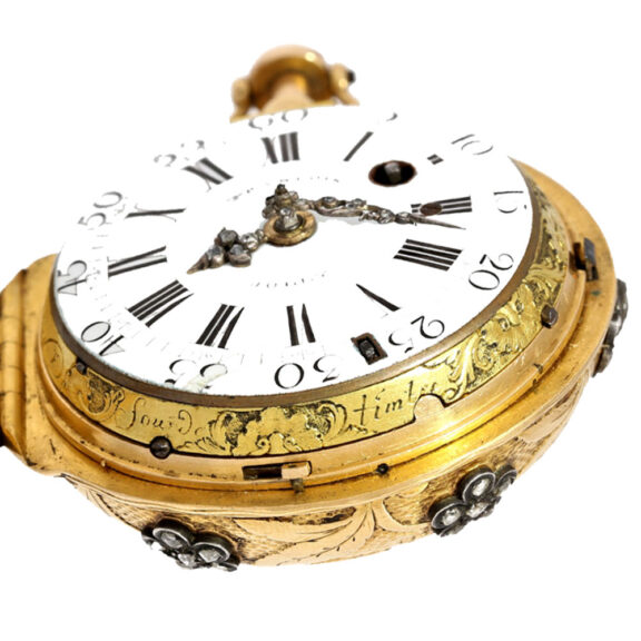 rench watch with chatelaine, repeating a toc et a tact Circa 1735 rench watch with chatelaine, repeating a toc et a tact Circa 1735