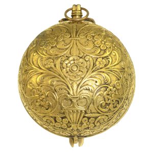 Very early German gilt-brass verge pocket watch Circa 1580