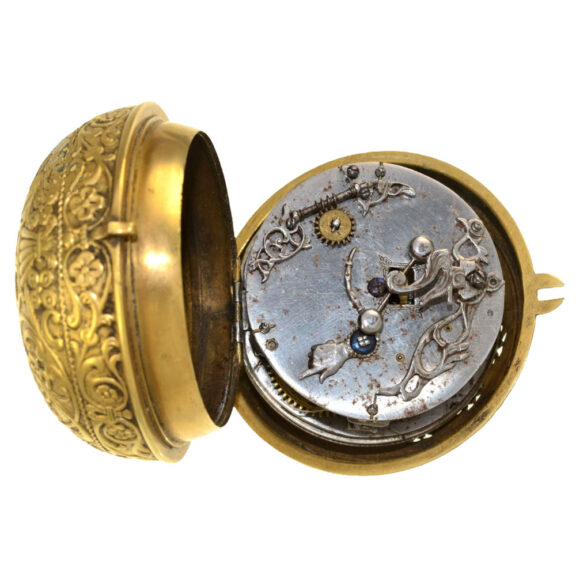 Very early German gilt-brass verge pocket watch Circa 1580 Very early German gilt-brass verge pocket watch Circa 1580