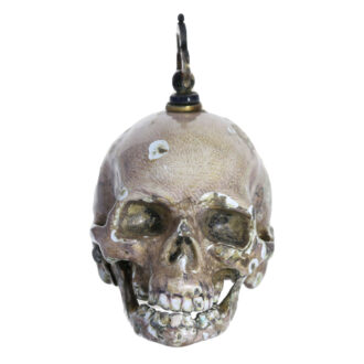 Large Austrian gilt silver skull shaped verge watch Circa 1820
