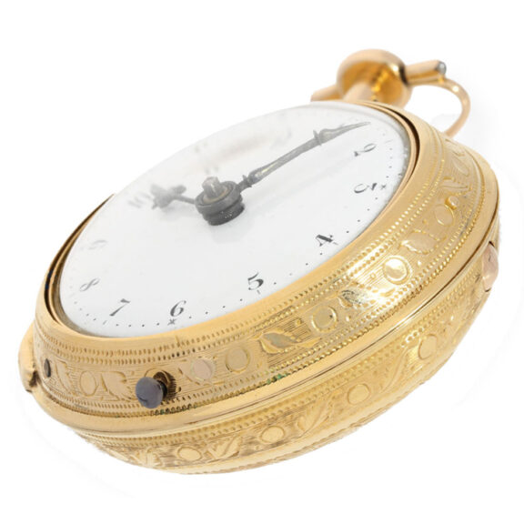 Thomas Mudge cylinder 1/8 hours repeater a toc et a tact Circa 1787 Thomas Mudge cylinder 1/8 hours repeater a toc et a tact Circa 1787