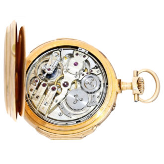 Gold Swiss astronomical pocket watch with 6 complications Circa 1890