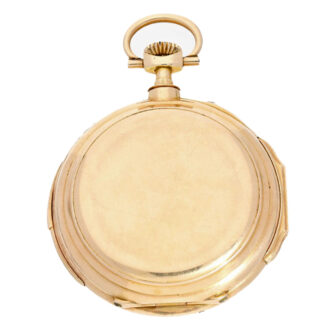 Gold Swiss astronomical pocket watch with 6 complications Circa 1890