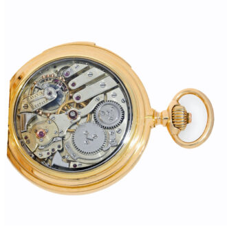 Gold hunter case with 7 complications, perpetual calendar etc. Circa 1883