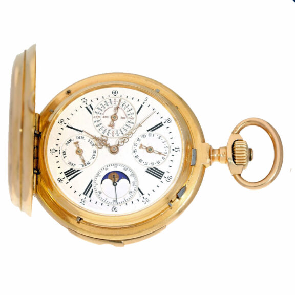 Gold pocket watch Grande Complication with 7 complications Circa 1900 Gold pocket watch Grande Complication with 7 complications Circa 1900