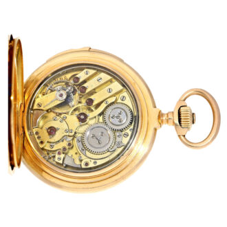 ca143e Gold pocket watch Grande Complication with 7 complications Circa 1900