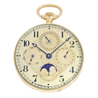 Deck pocket watch chronometer perpetual calendar Paris circa 1930-1932
