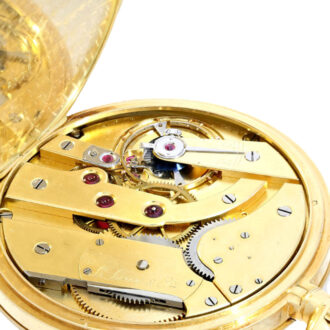 Deck pocket watch chronometer perpetual calendar Paris circa 1930-1932