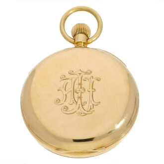 English pocket watch with stoppable center seconds Circa 1894