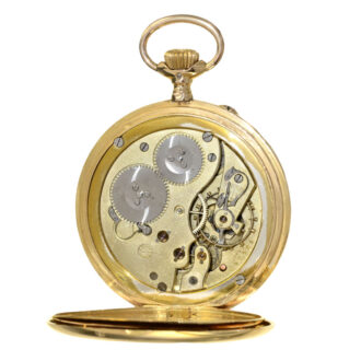 Big gold gentlemen's watch by IWC watch Circa 1910