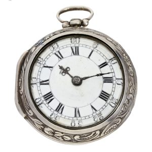 Early English paircase verge pocket watch Circa 1747