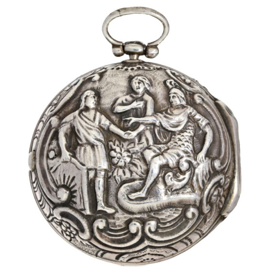 Early English paircase verge pocket watch Circa 1747 Early English paircase verge pocket watch Circa 1747