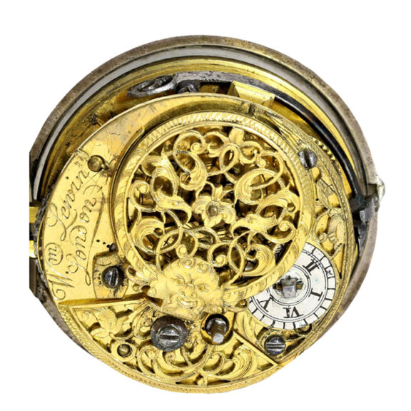 Early English paircase verge pocket watch Circa 1747 Early English paircase verge pocket watch Circa 1747