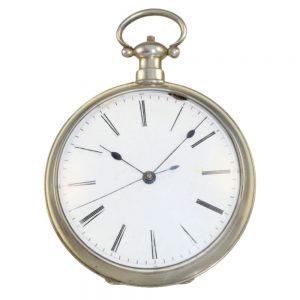 Big pocket watch with 8 days-movement Circa 1840