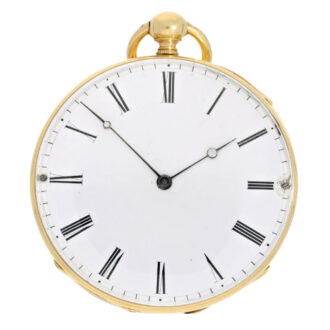 Gold pocket watch with repeater Circa 1840