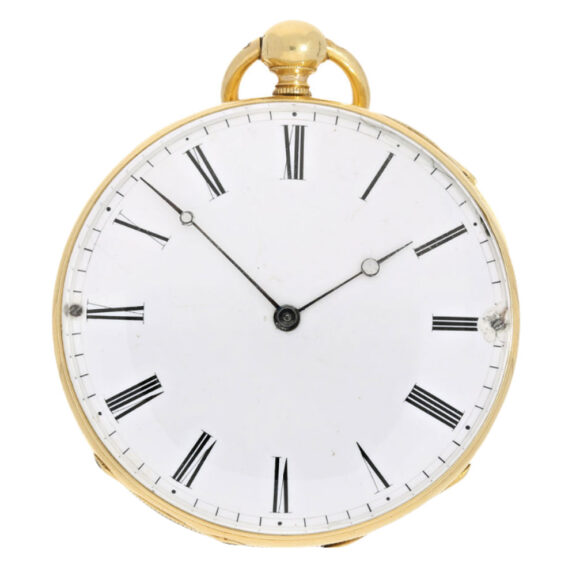 Gold pocket watch with repeater Circa 1840