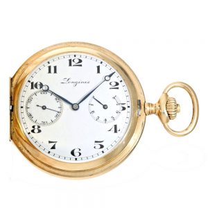 Hunting case watch with 8-days-movement Circa 1920