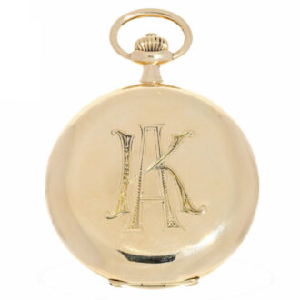 Pocket watch IWC, gold hunting case Circa 1906 Pocket watch IWC, gold hunting case Circa 1906
