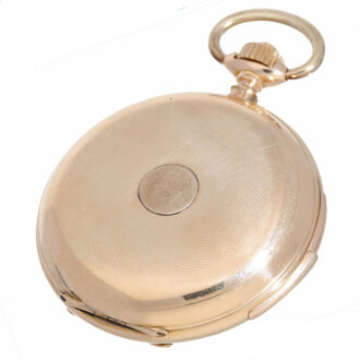 Gold Le Coultre hunting case repeater Circa 1900