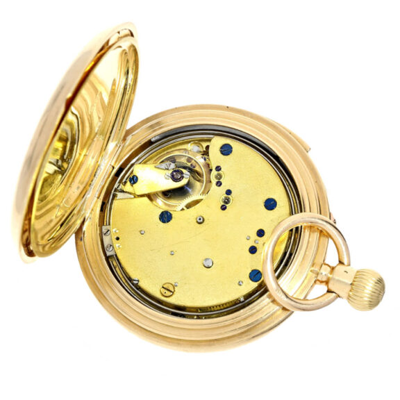 English gold 7½ minute repeating lever watch Circa 1884 English gold 7½ minute repeating lever watch Circa 1884