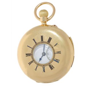 English gold 7½ minute repeating lever watch Circa 1884