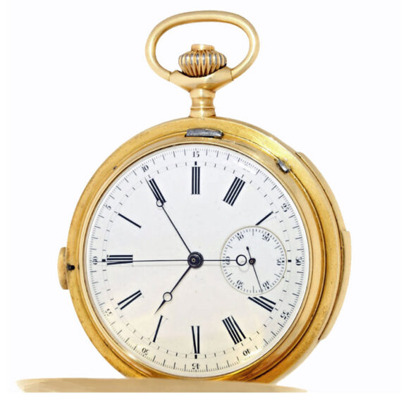 Pocket watch minute repeater with chronograph Circa 1890 Pocket watch minute repeater with chronograph Circa 1890