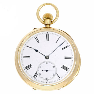 English 18K gold minute repeating lever watch Circa 1885