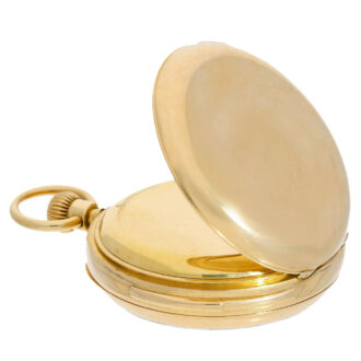 English 18K gold minute repeating lever watch Circa 1885