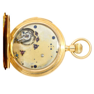 Heavy English gold minute repeating lever watch Circa 1885