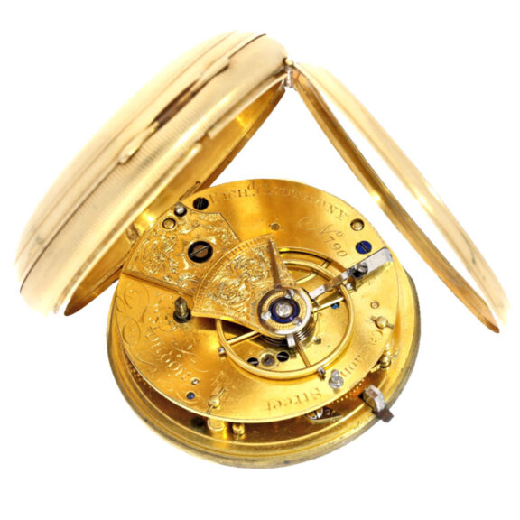 English pocket watch with duplex escapement Circa 1827 English pocket watch with duplex escapement Circa 1827