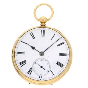 English pocket watch with duplex escapement Circa 1827