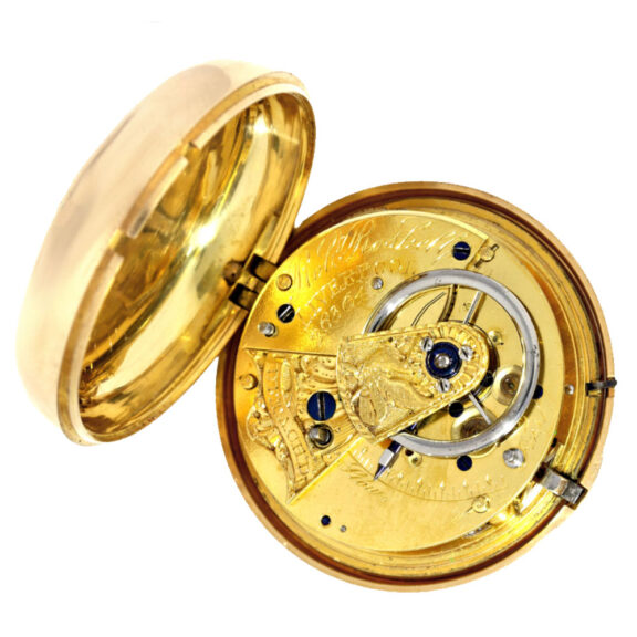 Heavy Liverpool paircase verge pocket watch Circa 1837 Heavy Liverpool paircase verge pocket watch Circa 1837